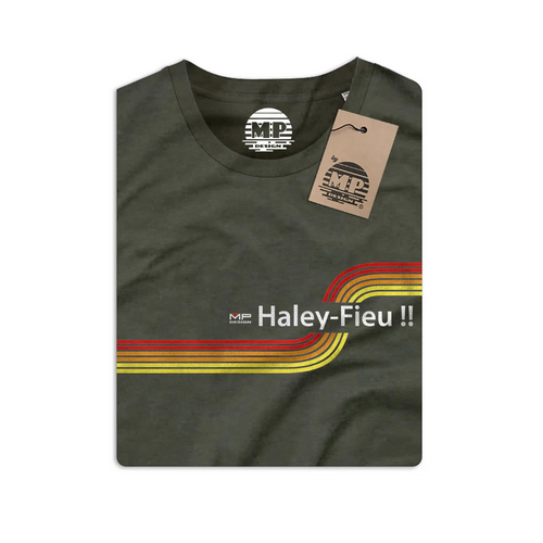 Tshirt kort mouw "Haley-Fieu" Kaki XXL-men (Peye et meye)