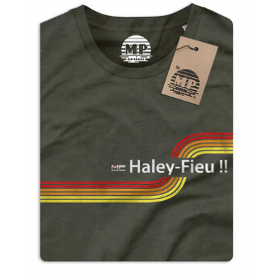 Tshirt kort mouw "Haley-Fieu" Kaki XXL-men (Peye et meye)