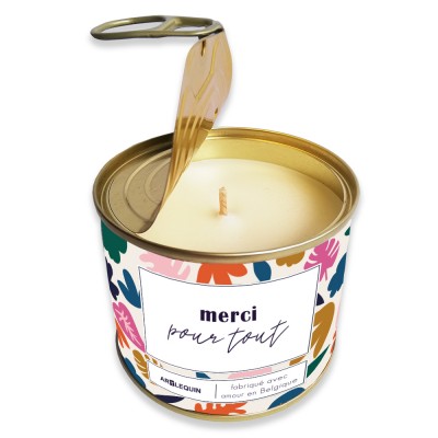Bougie "Merci pour tout" (Artlequin)