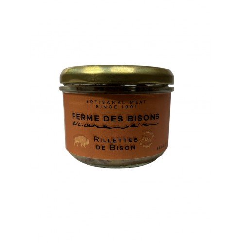 Bizonrillette 180 g (ferme des bisons)