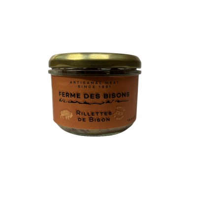 Rillettes de bison 180g (Bison d'Ardenne)