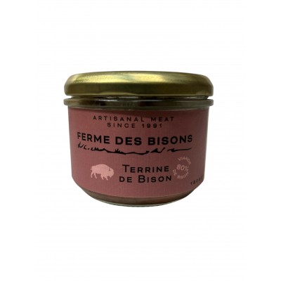 Terrine de bison 180 g (Bison d'Ardenne)